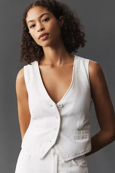 Pistola Vero Cropped Denim Vest Top