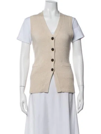 Pre-owned Pistola Vest In Neutral