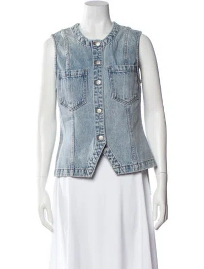Pre-owned Pistola Vest W/ Tags In Blue