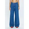Pistola Victoria High Waist Wide Leg Jeans In Midnight Sun