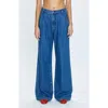 Pistola Victoria High Waist Wide Leg Jeans In Midnight Sun