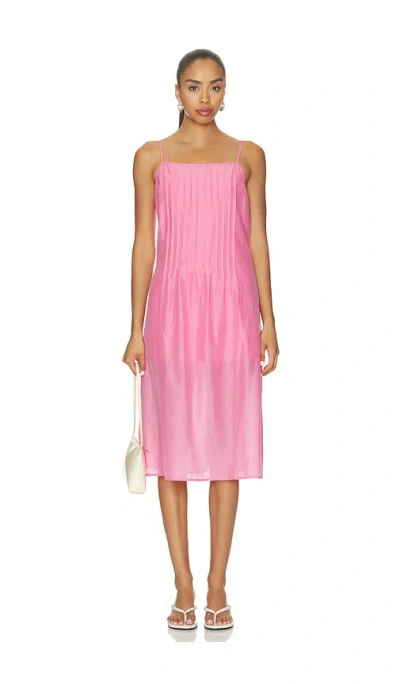 Pistola Vitoria Sheath Midi Dress In Pink