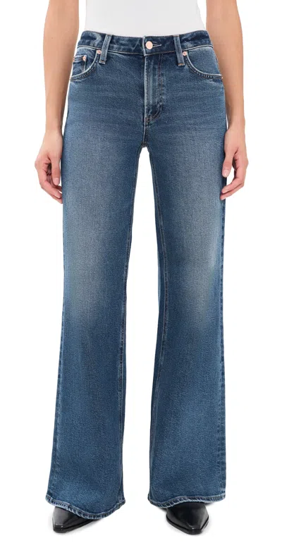 Pistola Vivian Mid Wide Jeans Blue Depths