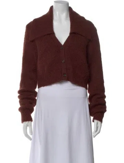 Pre-owned Pistola V-neck Sweater In Brown