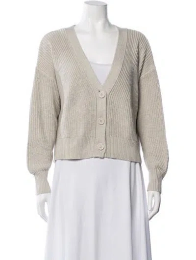 Pre-owned Pistola V-neck Sweater In Neutrals