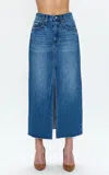Pistola Alice Denim Maxi Skirt In Multi