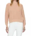 Pistola Women's Eva Crew Neck Sweater In Sandwashed Tan In Multi