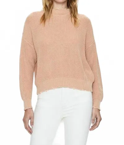 Pistola Women's Eva Crew Neck Sweater In Sandwashed Tan In Multi