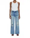 Pistola Hendrix High Rise Baggy Jean In Apprentce Distress In Multi