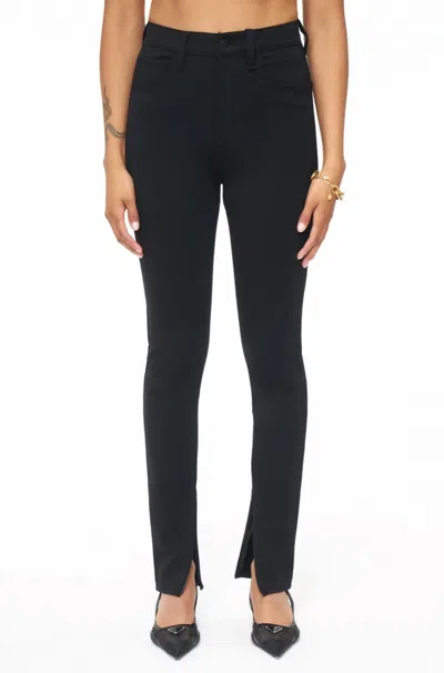Pistola Women's Kendall High Rise Scuba With Zippers Skinny Pant In Night Out In Black