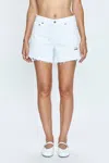Pistola Kennedy Relaxed Denim Cuff Off Shorts In Multi