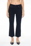 Pistola Women's Lennon Crop Boot Jeans In Abyss In Black