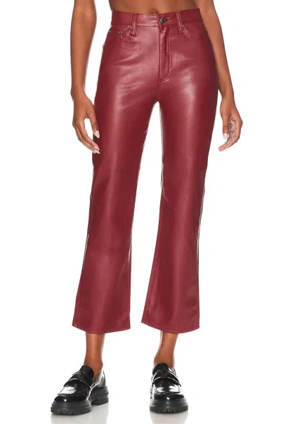Pistola Women's Lennon High Rise Crop Boot Pants In Carmine In Red