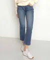 Pistola Lennon High-rise Crop Flare Jeans In Multi