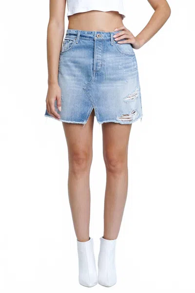 Pistola Women's Lolita High Rise Skirt In Denim In Blue