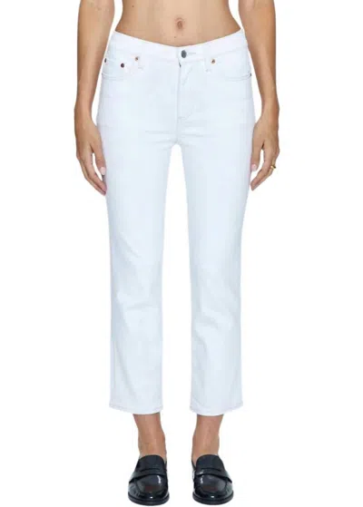 Pistola Women's Monroe Crop Jeans In Le Blanc In Multi