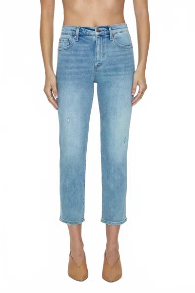 Pistola Women's Monroe Cropped High Rise Cigarette Jeans In Notting Hill Vintage In Blue