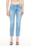 Pistola Monroe High Waist Crop Cigarette Jeans In Multi