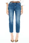 Pistola Monroe High Rise Cigarette Crop Jeans In Waikiki In Multi