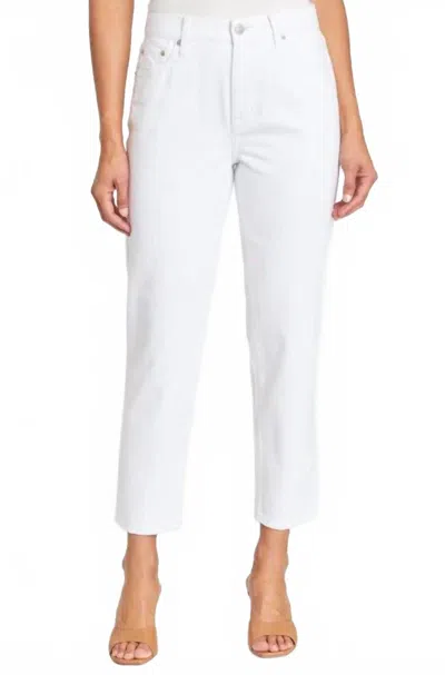 Pistola Women's Presley High Rise Cropped Pants In Snow In White