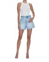 Pistola Saige High Rise A-line Short In Berkeley In Blue
