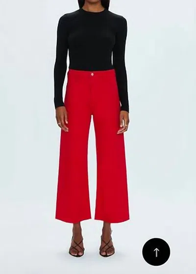 Pistola Women's The Penny Pants In Ruby In Red
