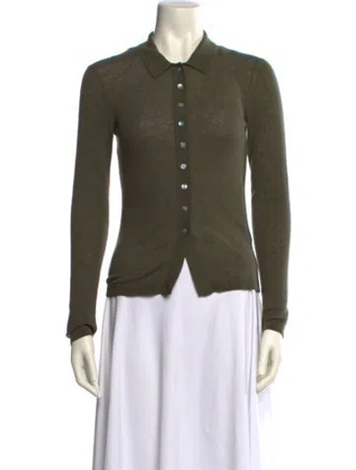 Pre-owned Pistola Wool Sweater In Green