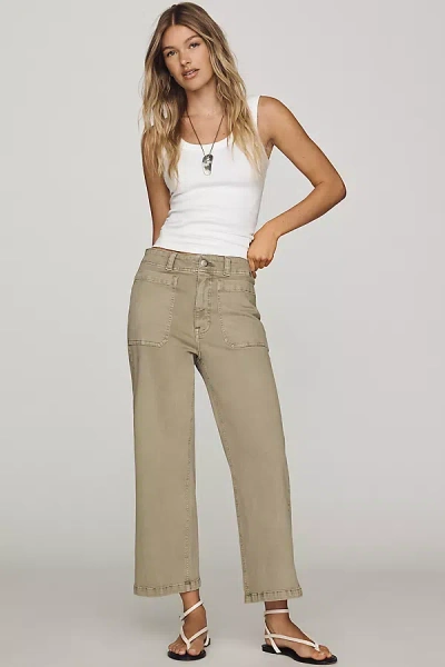 Pistola Zooey Patch Pockets Utility Pants In Green