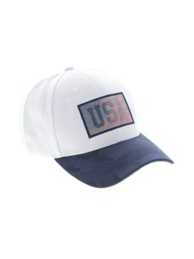 Pre-owned Pit Bull Baseball Cap In White