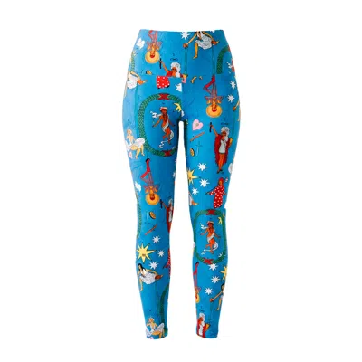 Pitaya Yoga Women's Blue Pixie's Tarot Leggings - Bamboo