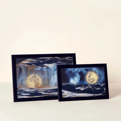 Pitkin Stearns Harvest Moon Sand Art In Blue