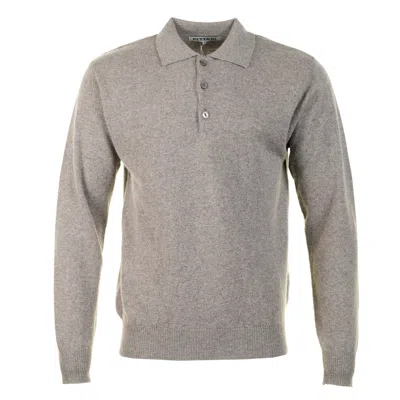 Pittari Lambswool Polo Vole In Grey