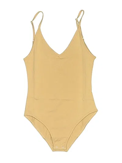 Pre-owned Pitusa Bodysuit In Yellow
