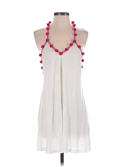 Pre-owned Pitusa Cocktail Dress In White