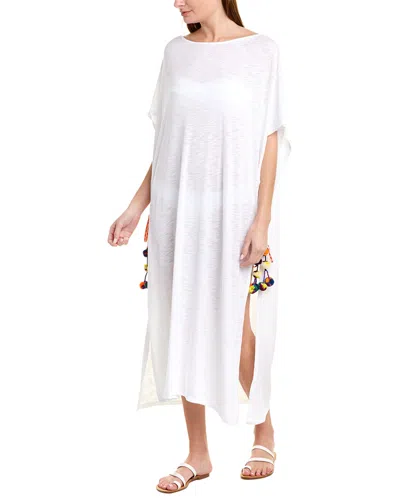 Pitusa Greek Tie Maxi Dress In White