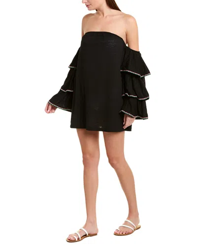 Pitusa Latina Cover-up Dress In Black