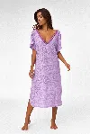 Pitusa Lightweight Beach Cover Up Dress In Purple