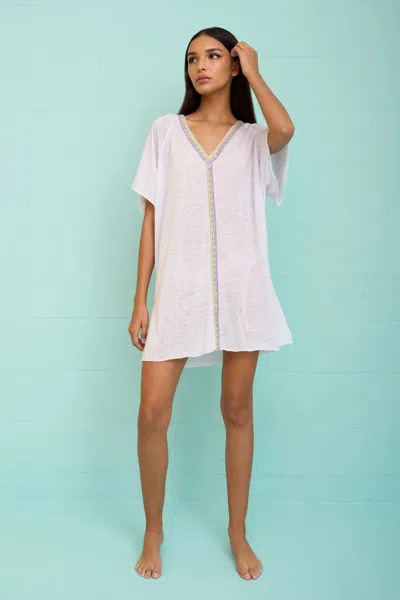 Pitusa Mini Abaya White