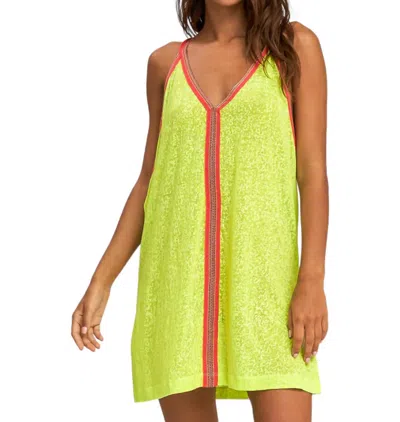 Pitusa Mini Sundress In Lemon In Multi