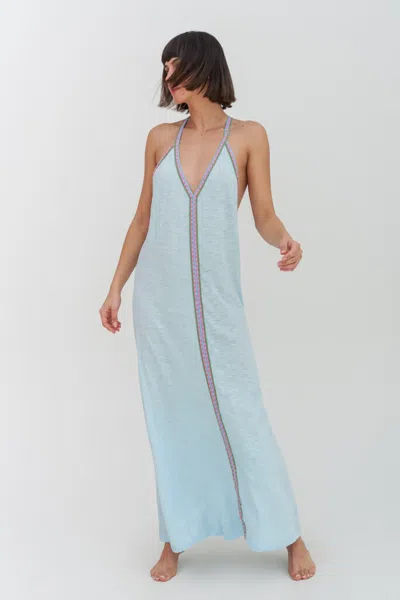 Pitusa Pima Sundress Celeste In Blue