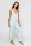 Pitusa Sleeveless Jumpsuit In Blue