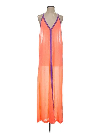 Pre-owned Pitusa Swimsuit Cover Up In Orange