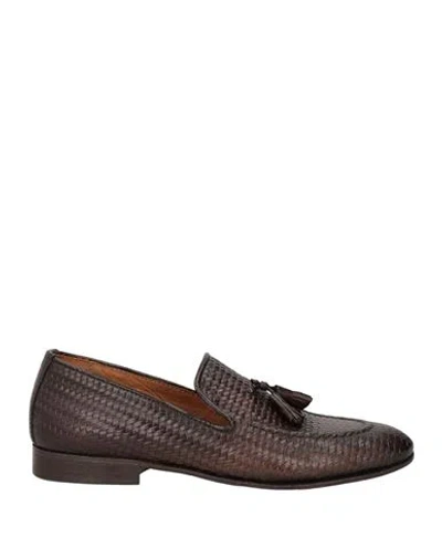 Piu' Due + 2 Piú Due +2 Man Loafers Dark Brown Size 7 Leather