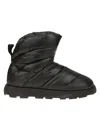 Piume Studio Quilted Black Padded Boots With Vegan Insulation In Black