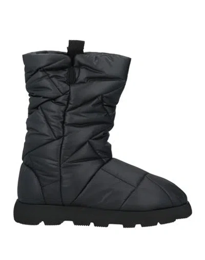 Piumestudio Man Boot Black Size 8 Textile Fibers