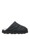 Piumestudio Man Mules & Clogs Black Size 4 Textile Fibers