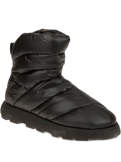Piumestudio Padded Ankle Boots In Black