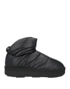 Piumestudio Woman Ankle Boots Black Size 8 Nylon