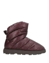 Piumestudio Luna Padded Ankle Boots In Brown