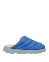 Piumestudio Woman Mules & Clogs Bright Blue Size 8 Textile Fibers
